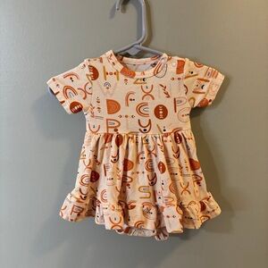 NWOT Posh Peanut Aphlabet Medley Twirl Dress 0-3 months